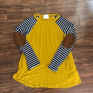 Long sleeve T - with elbow patches